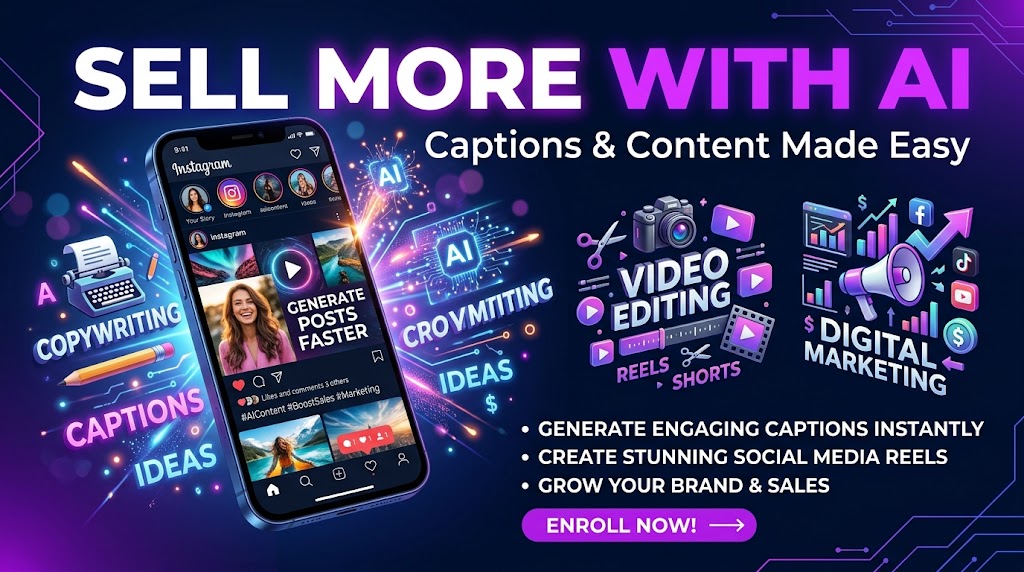 Sell More With AI: Captions & Content Made Easy